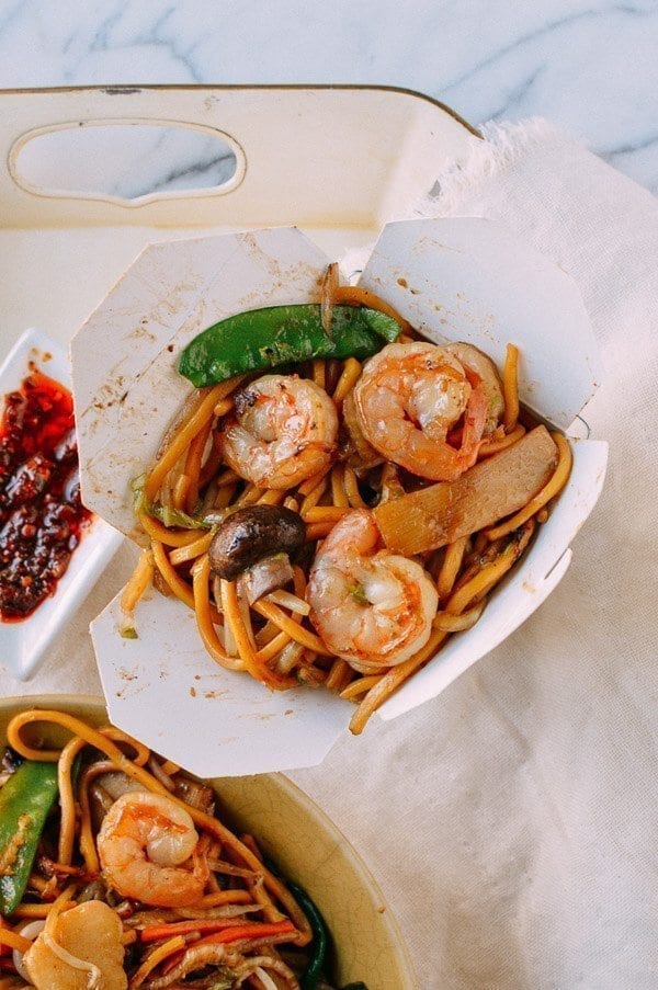 Shrimp Lo Mein, by thewoksoflife.com