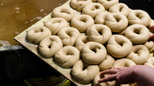 uncooked bagels