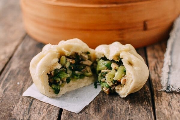 Steamed Vegetable Buns, by thewoksoflife.com