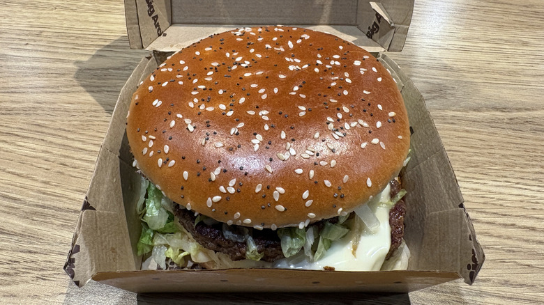 A McDonald's Big Arch burger