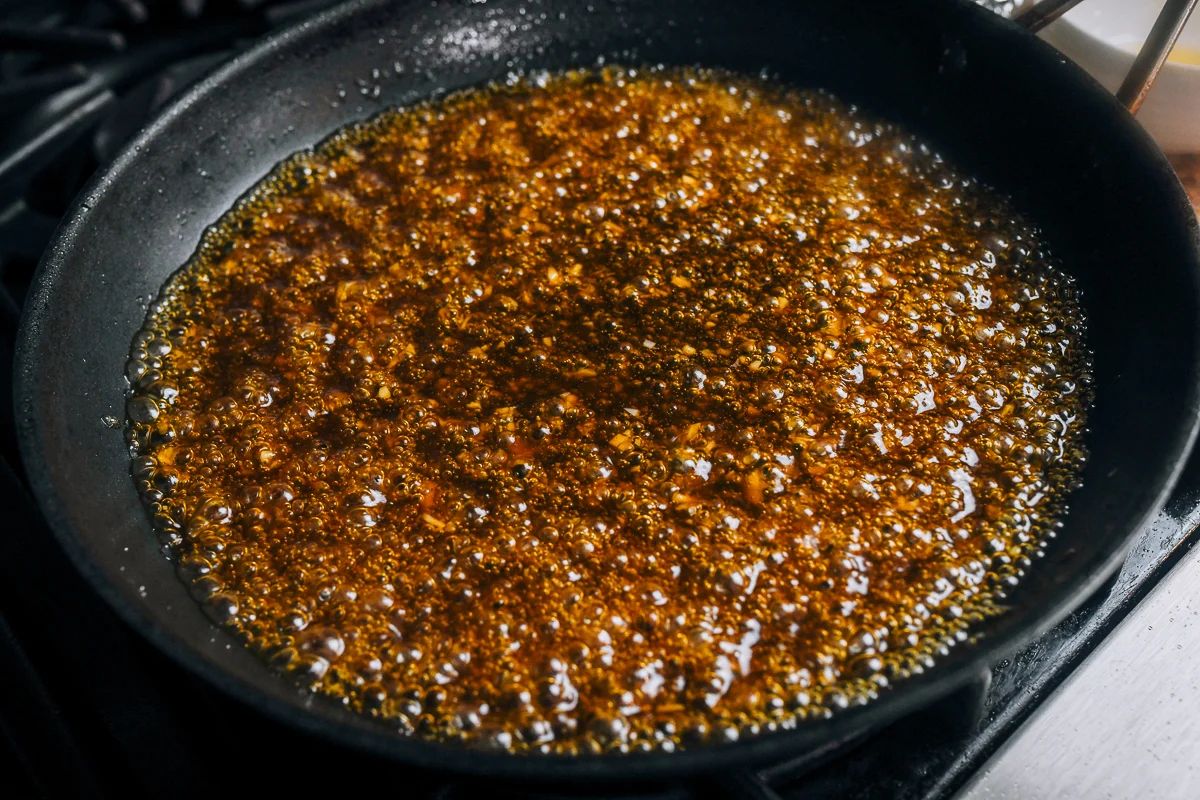 thickened sauce for sesame tofu