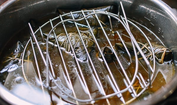 Cooked zongzi in Instant Pot, thewoksoflife.com