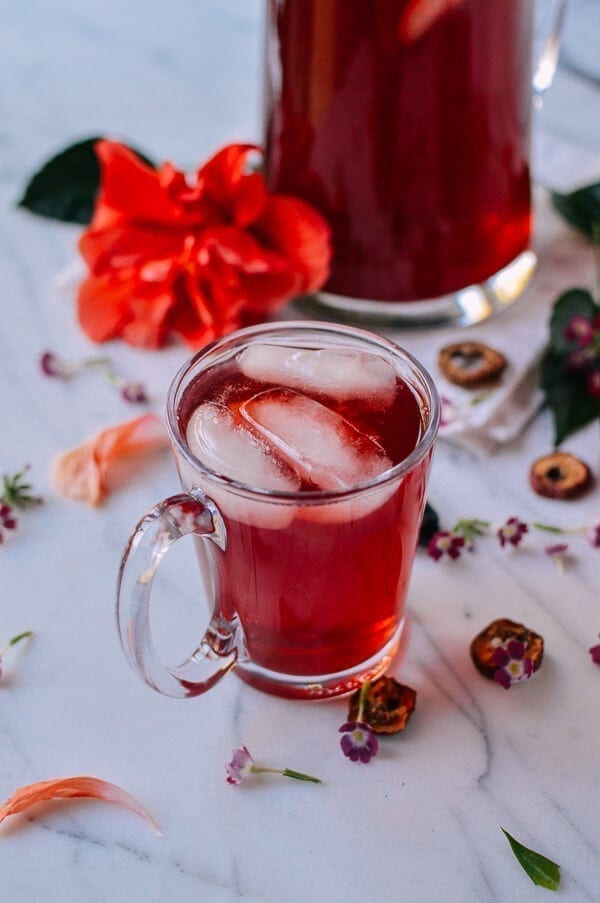 Sour Plum Drink (Suan Mei Tang - 酸梅汤), by thewoksoflife.com