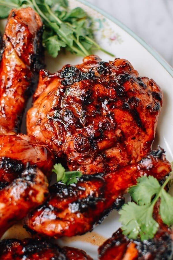 "Char Siu" Grilled Chicken, by thewoksoflife.com