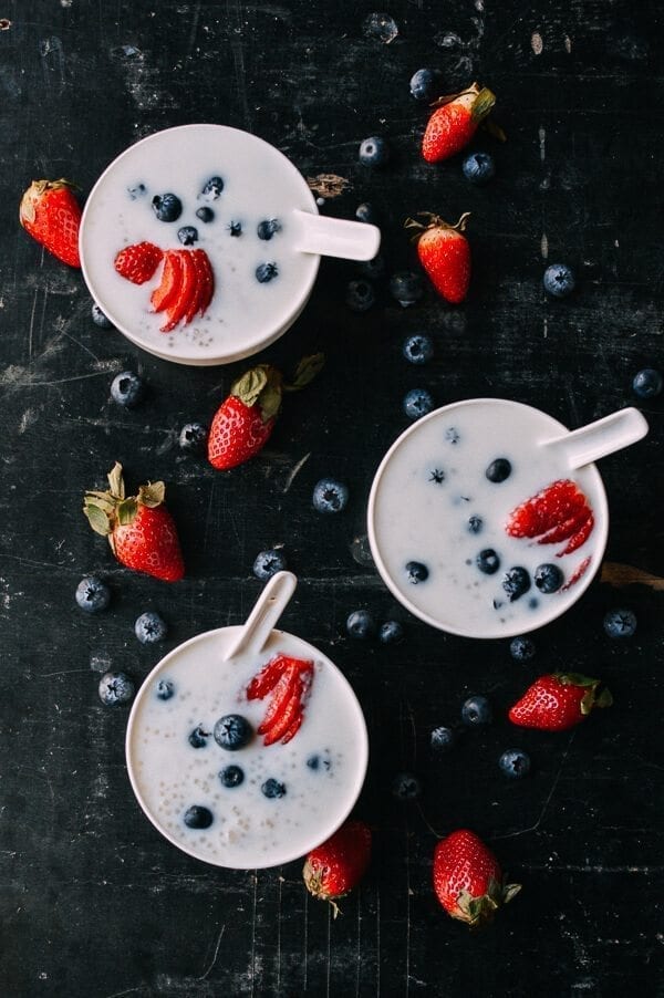 Coconut Tapioca Dessert, by thewoksoflife.com