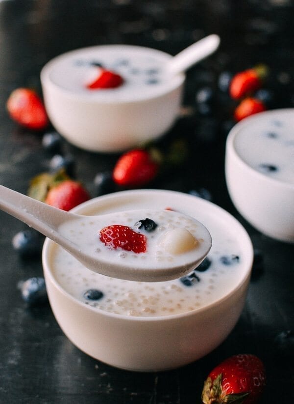 Coconut Tapioca Dessert, by thewoksoflife.com
