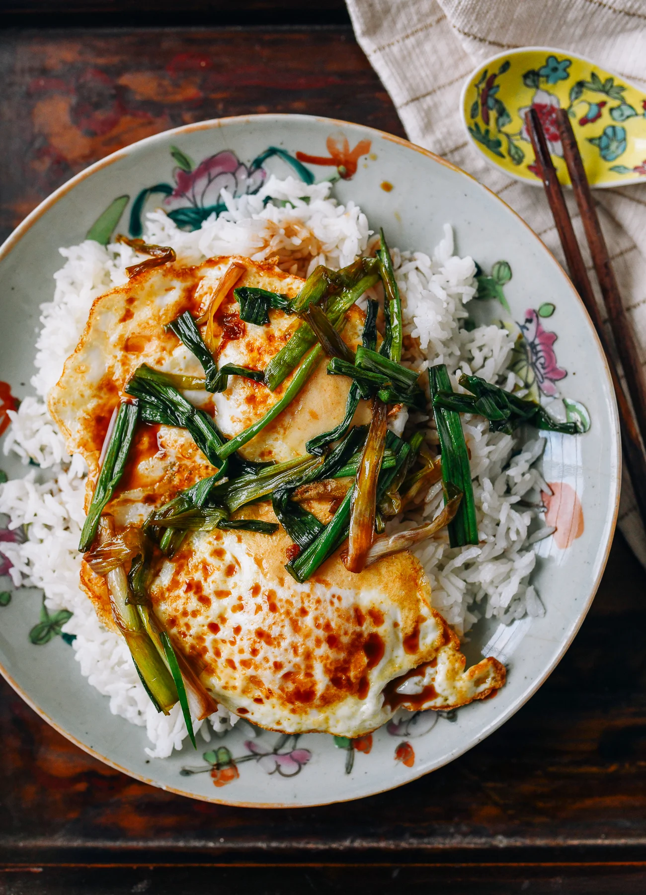 Eggs With Soy Sauce and Scallions