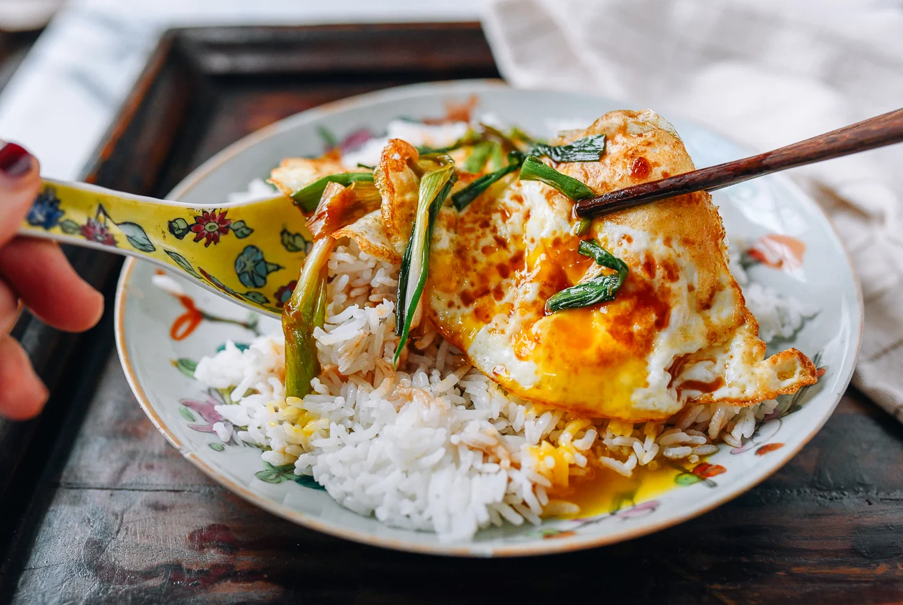 Eggs with Soy Sauce and Scallions