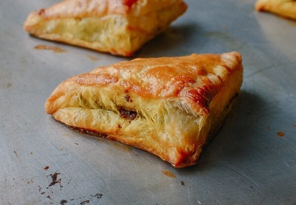Beef Curry Puffs, by thewoksoflife.com