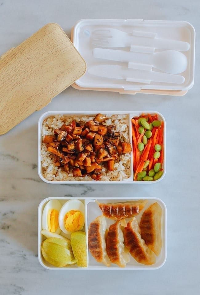 Teriyaki Mushroom Bento, thewoksoflife.com
