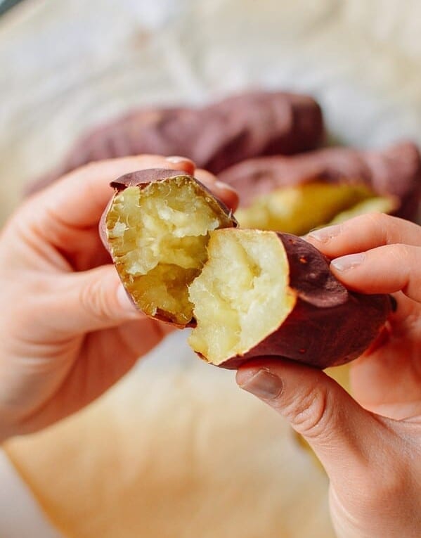 Baked Japanese Sweet Potato, thewoksoflife.com