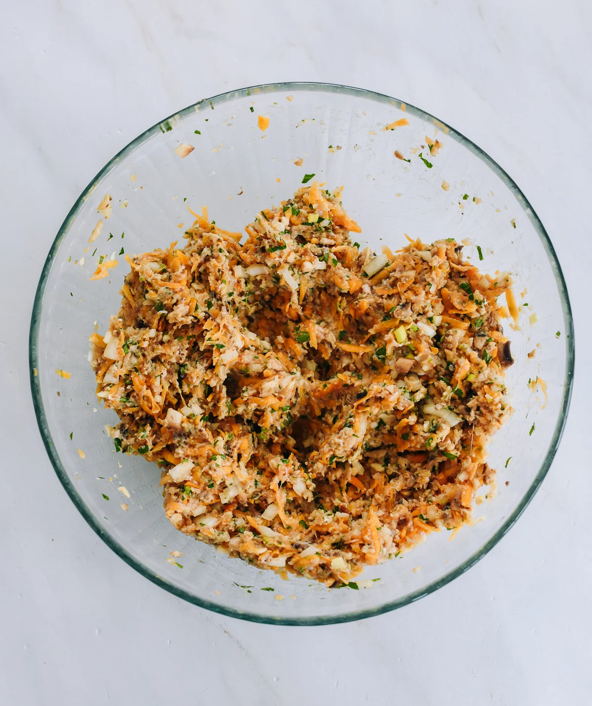 healthy chicken meatball mixture