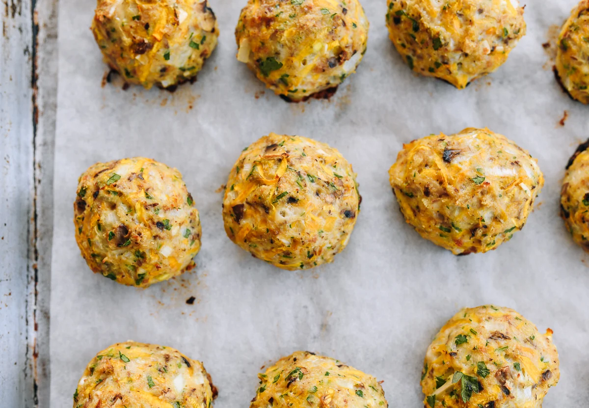 baked chicken meatballs