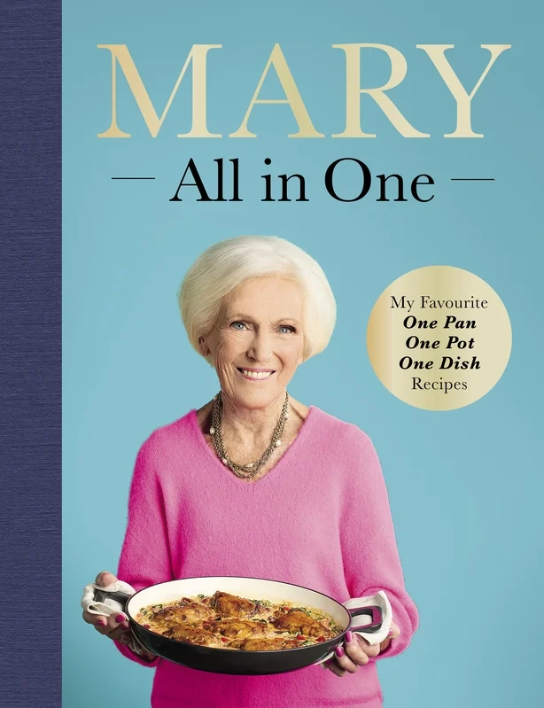 The cover of Mary Berry's cookbook Mary All In One